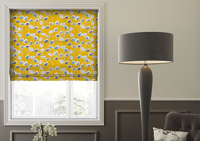 Clara, Saffron - Roman Blind - Image 3